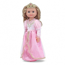 Melissa & Doug Celeste 14-Inch Poseable Princess Doll With Pink Gown and Tiara