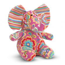 Melissa & Doug Patterned Pal Stuffed Animal - Sally Elephant