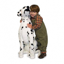 Melissa & Doug Giant Dalmatian - Lifelike Stuffed Animal Dog (over 2 feet tall)