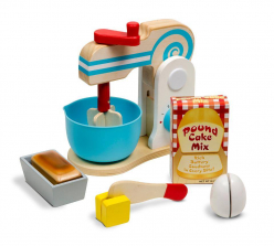 Melissa & Doug Make A Cake Wooden Mixer Set