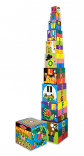 Melissa & Doug Deluxe 10-Piece Alphabet Nesting and Stacking Blocks