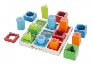 Melissa & Doug Shape Sequence Wooden Sorting Set and Educational Toy