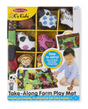 Melissa & Doug K's Kids Take-Along Farm Playmat