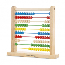 Melissa & Doug Abacus - Classic Wooden Educational Counting Toy With 100 Beads