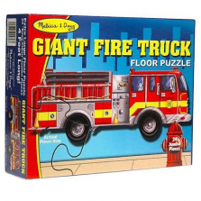 Melissa & Doug Fire Truck Jumbo Jigsaw Floor Puzzle (24 pcs, 4 feet long)