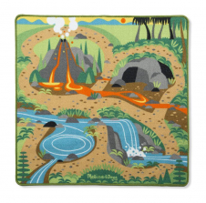 Melissa & Doug Prehistoric Playground Dinosaur Play Rug