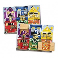 Melissa & Doug Latches Wooden Activity Board