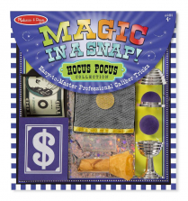 Melissa & Doug Magic in a Snap! Hocus Pocus Collection Magic Tricks Set (12 pieces)