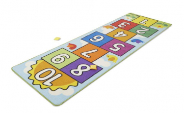 Melissa & Doug Hop and Count Hopscotch Game Rug