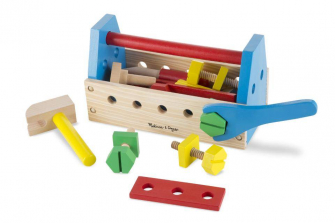 Melissa & Doug Take-Along Tool Kit Wooden Classic Toy