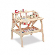 Melissa & Doug Solid Wood Project Workbench Play Building Set