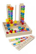 Melissa & Doug Bead Sequencing Set - 46 Piece