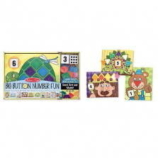 Melissa & Doug Big Button Number Fun Counting and Matching Activity Set