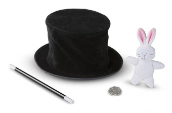 Melissa & Doug Magic In A Snap! Magician's Pop-up Hat with Tricks Set