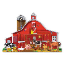 Melissa & Doug Farm Friends Jumbo Jigsaw Floor Puzzle (32 pcs, 2 x 3 feet)