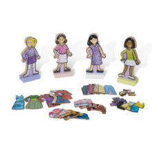 Melissa & Doug Best Friends Forever! Deluxe Magnetic Dress-Up Playset