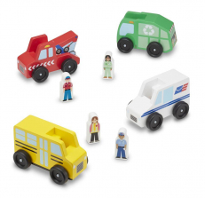 Melissa and Doug Community Vehicle Set