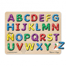 Melissa & Doug Spanish Alphabet Sound Puzzle (27 pcs)