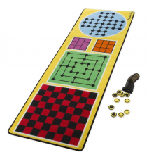 Melissa & Doug 4-in-1 Game Rug with 36 Play Pieces