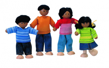 PlanToys Dollhouse Family - African American