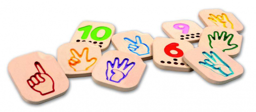 PlanToys Hand Sign Numbers 1-10