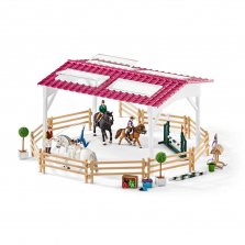 Schleich Horse Club Riding School with Riders and Horses Figurine Set