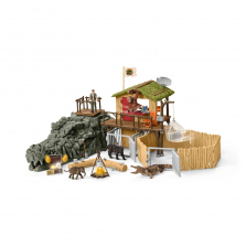 Schleich Croco Jungle Research Station Playset