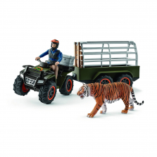 Schleich Quad Bike with Trailer and Ranger Figure