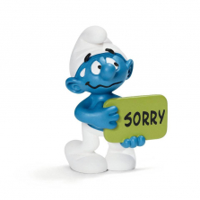 Schleich Sorry Smurf Figurine