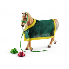 Schleich Trakehner Stallion with Blanket Playset