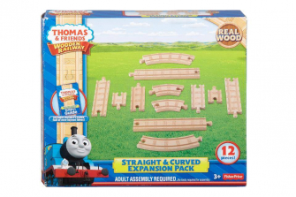 Wooden Railway Straight & Curve Expansion Pack