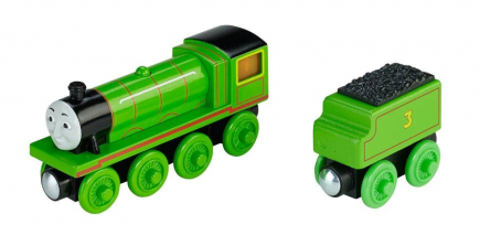 Fisher-Price Thomas & Friends Wooden Railway Roll & Glow Henry