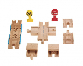 Wooden Railway Accessory Track Pack
