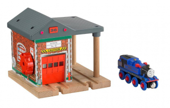 Fisher-Price Thomas & Friends Wooden Railway - Sodor Fire Station