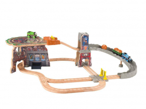 Fisher-Price Thomas & Friends Wooden Railway - Thomas' Fossil Run Train Set (Tale of the Brave)