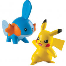 фигурка пакемон Мадкип и Пикачу- Mudkip vs. Pikachu