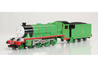 Bachmann Trains Thomas & Friends Henry The Green Engine Locomotive w/ Moving Eyes- HO Scale Train