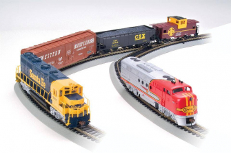 Digital Commander-Ready To Run Electric Train Set With GP40 & FT Diesel