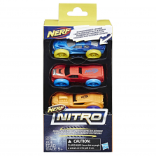 NERF Nitro Foam Car 3-Pack (Pack 2)