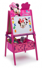 Disney Minnie Mouse Wooden Double Sided Easel with Storage