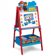 Delta Children Paw Patrol Wooden Double Sided Activity Easel With Storage