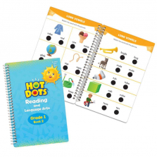 Educational Insights Hot Dots Let's Master Grade 1 Reading with Talking Pen