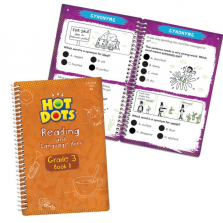 Educational Insights Hot Dots Let's Master Grade 3 Reading Set with Talking Pen