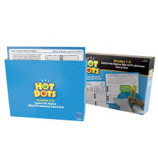 Educational Insights Hot Dots Learn-to-Solve Word Problems Card