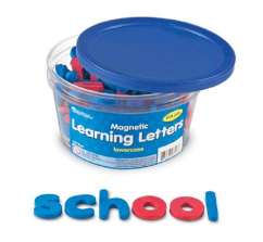 Learning Resources Magnetic Soft Lowercase Learning Letters