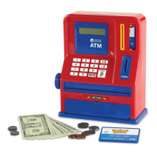 Learning Resources Pretend & Play Teaching ATM Bank