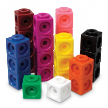 Learning Resources MathLink Cubes, Set of 100