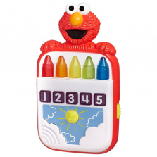 Sesame Street Playskool Steps To School Toy - Elmo's Count Along Crayons