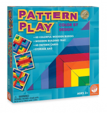 MindWare Pattern Play Wooden Block Set