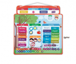 Janod Magnetic Calendar Set - A Beautiful Day